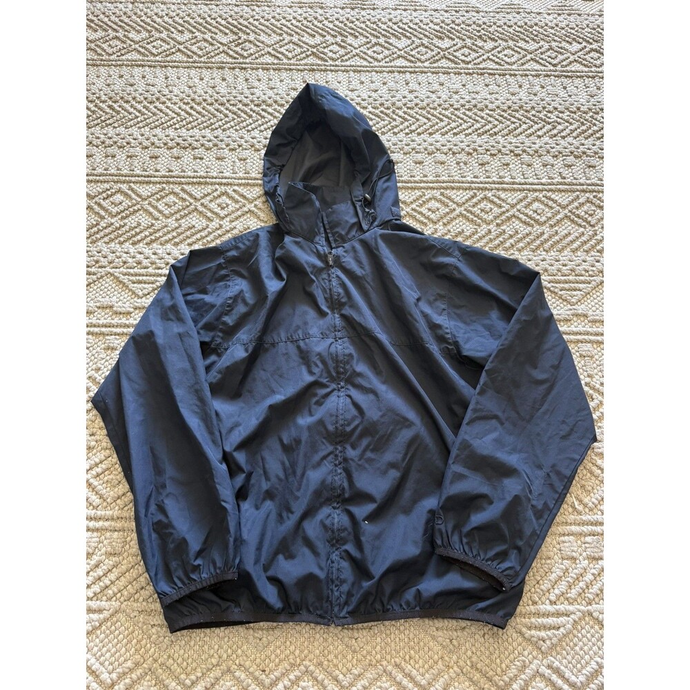 IZOD XFG Packable Jacket Mens Hooded Windbreaker Rain Jacket Size Small
